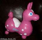   84 RODY PINK LATEX FREE HORSE PONY RIDING INFLATABLE BOUNCE