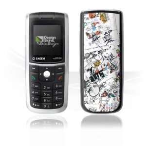   Skins for Sagem my 210X   Aiko   Scarabocchi Design Folie Electronics