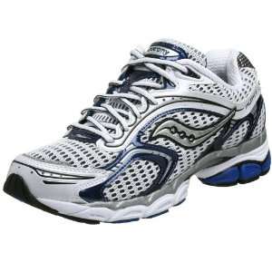 Saucony Mens Progrid Triumph 6 Running Shoe,White/Blue,7 M  