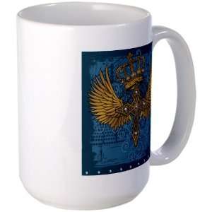  Large Mug Coffee Drink Cup Angel Winged Crown Cross 