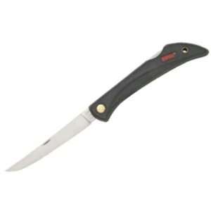 Rapala Knives 03078 Folding Fillet Lockback Knife with Black Molded 
