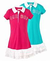NEW Guess Kids Dress, Girls Polo Dress with Rhinestuds
