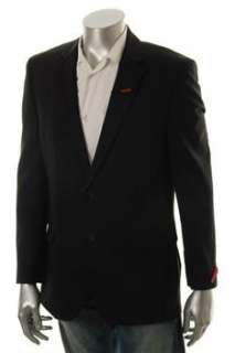 Alfani NEW Mens Black Wool Sports Coat Blazer 42R  