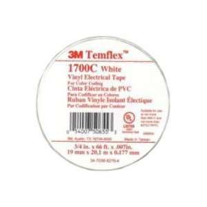 3M ELECTRICAL PRODUCTS MMM 1700C WHITE TEMFLEX 3/4X60FT WHT VINYL TAPE 