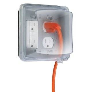 Taymac MM2410C Weatherproof Double Outlet Cover Outdoor Receptacle 