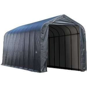  ShelterLogic 80036 Grey 18x40x12 Peak Style Shelter 