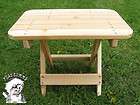 PHAT TOMMY Round Folding Outdoor Western Red Cedar Patio Table