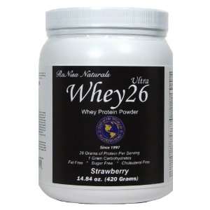  RaNisa Naturals Whey26 Protein Powder, Strawberry, 14.84 