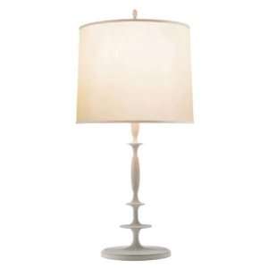 Visual Comfort BBL3003WHT S Barbara Barry 1 Light Lotus Table Lamp in 