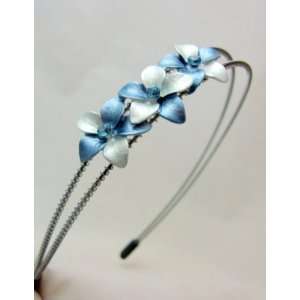  Small Blue Flower Headband 