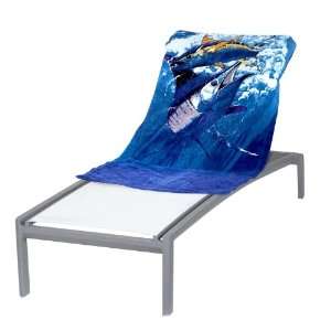 Guy Harvey Marlin Sea Towel (Blue)