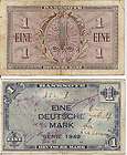 GERMANY 1 EINE DEUTSCHE MARK 1948 P2a POST WORLD WAR II