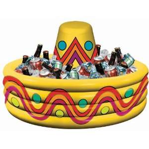  Fiesta 14in x 29 1/2in Inflatable Cooler Toys & Games