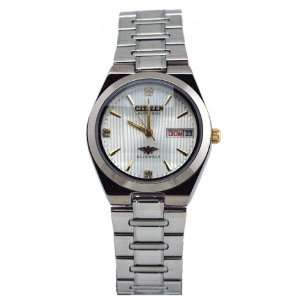  Citizen Automatic Faceted Glass with 3 Diamonds Watch 