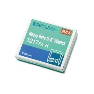  NEW MAX HD 12F FLAT CLINCH   1 1000PK 5/8 STAPLES 