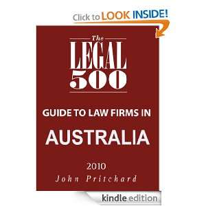 Australia   Guide to Law Firms 2010 11 The Legal 500, John Pritchard 