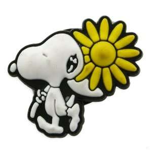 Snoopy with flower   style your crocs shoe charm #1694, Clogs stickers 