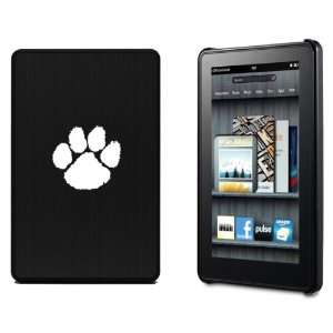   Kindle Fire hard back case cover with aluminum plating G11 Paw Print