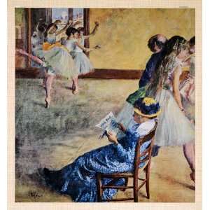  1958 Tipped In Print During Dance Class Madame Cardinal 