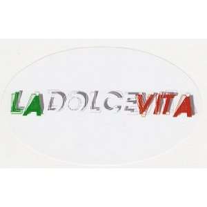  La Dolce Vita Oval Decal Arts, Crafts & Sewing