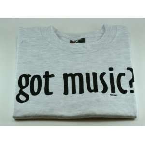  CMC T Shirt Got Music? M   Gray Musical Instruments