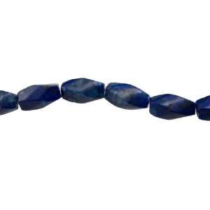   20X10mm Lapis Kiwi Twist Beads   16 Inch Strand Arts, Crafts & Sewing