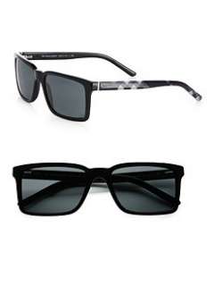 Burberry   Rectangular Check Sunglasses