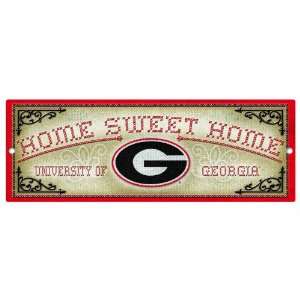   Georgia Bulldogs 16x17 Home Sweet Home Wood Sign