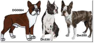 BOSTON TERRIER embroidered blanket ANY COLOR  