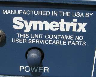 SYMETRIX 602 STEREO DIGITAL PROCESSOR  