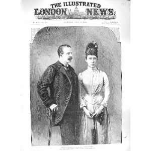  TAYLOR 1889 PORTRAIT EARL FIFE PRINCESS LOUISE WALES