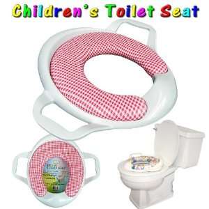  Childrens Red Potty Training Toilet Seat with Handles 