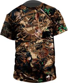 Camouflage Short sleeve T shirt, Shadow Pine, Medium  