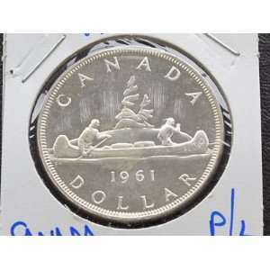    Brilliant Uncirculated 1961 Canadian Silver Dollar 