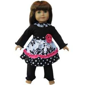    Damask Dress Clothes fits American Girl Doll clothing Toys & Games