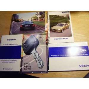  2002 Volvo S80 S 80 Owners Manual Volvo Books