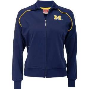 Michigan Wolverines  Womens  Reaction Track Jacket 