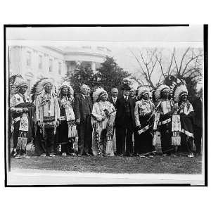    Coolidge,Sioux Indian Republican Club,Rosebud 1925