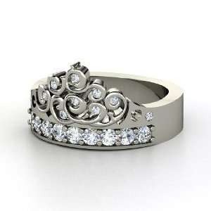  Tiara Ring, Platinum Ring with Diamond Jewelry