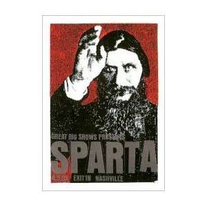  SPARTA   Limited Edition Concert Poster   by Print Mafia 