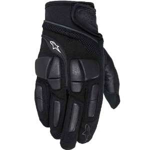 Alpinestars Raven Mens Leather Sports Bike Motorcycle Gloves   Black 