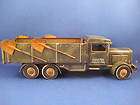 Large Tippco tinplate clockwork Army transport truck, 10.5 inches long