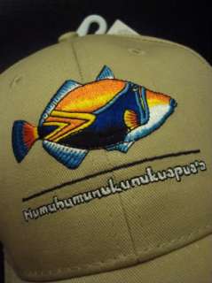 NEW ~ STATE FISH OF HAWAII ~ GOLF HAT BASEBALL CAP ★  