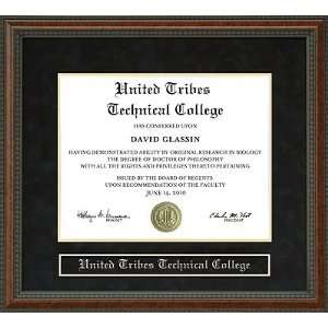 United Tribes Technical College (UTTC) Diploma Frame  