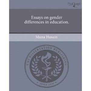  Essays on gender differences in education. (9781243480712 