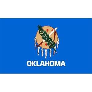 Oklahoma Flag 5 x 8 Feet Nylon Patio, Lawn & Garden