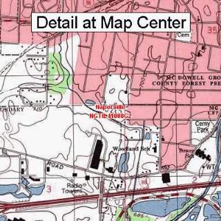 USGS Topographic Quadrangle Map   Naperville, Illinois (Folded 
