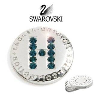  Swarovski crystal golf ball marker + hat clip FROG S 