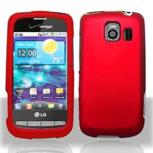 com iNcido Brand Cell Phone Rubber Feel Red Protective Case Faceplate 