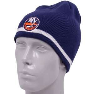 New York Islanders Navy Blue Empty Netter Knit Beanie  